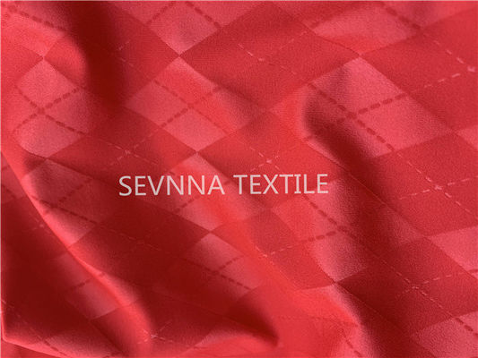 Badebekleidungs-Gewebe-Polyester Spandex Repreve Tahiti Breathable aufbereiteter rot