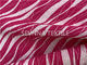 Das rosa Zebra, das Superfine Faser-Yoga-Abnutzungs-Gewebe-Ebene druckt, färbte