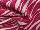 Das rosa Zebra, das Superfine Faser-Yoga-Abnutzungs-Gewebe-Ebene druckt, färbte
