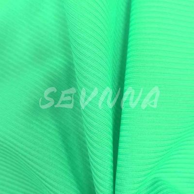 Stretchbarkeit Recycling-Polyester-Blend Sport-BH-Gewebe für Yoga