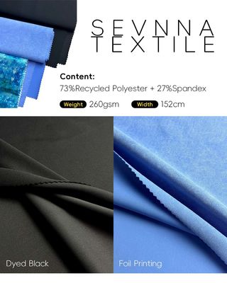 Anpassungsfähiges Yoga-Wear-Gewebe mit einer Breite von 152 cm und kreisförmigem Strick für optimalen Komfort und Stil