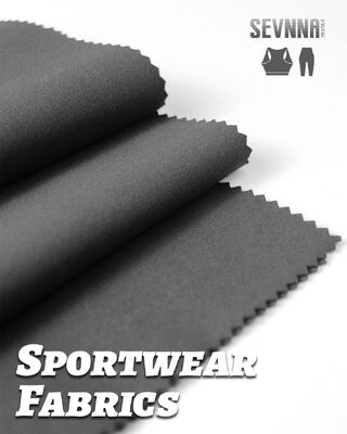Soft Stretch Lycra Stoff mit hoher Elastizität und benutzerdefinierten Farboptionen für Sport- und Freizeitkleidung