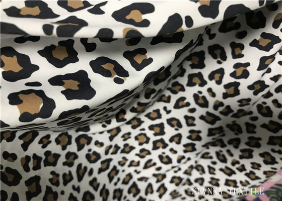 Gewohnheit druckte doppelter Knit-Gewebe-Panther-Druck mit nassem Siebdruck