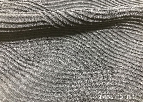 In guter Verfassungs-Zurückhalten athletisches Knit-Gewebe, graue Gewebe benutzt für Activewear