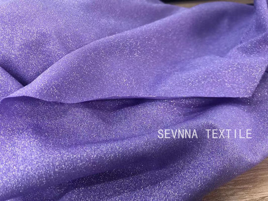 Purpurrotes aufbereitetes Badebekleidungs-Gewebe funkelndes Bling Oeko Tex Standard 100