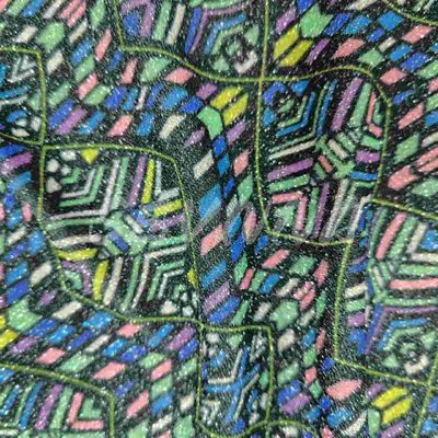 Weiches, komfortables, doppelt gestricktes Gewebe mit recyceltem Poly und Metall für Sommer-/Herbstkleidung