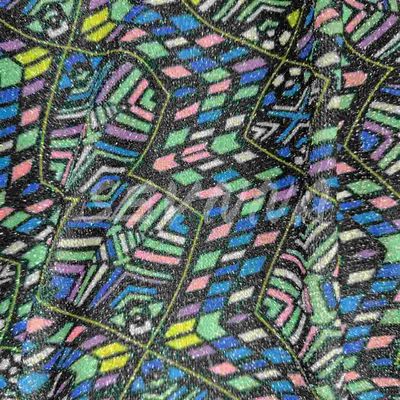 Weiches, komfortables, doppelt gestricktes Gewebe mit recyceltem Poly und Metall für Sommer-/Herbstkleidung