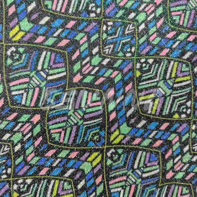 Weiches, komfortables, doppelt gestricktes Gewebe mit recyceltem Poly und Metall für Sommer-/Herbstkleidung