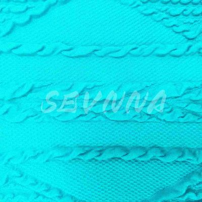 420GSM angepasste recycelte Polyester Spandex Activewear Strickgewebe