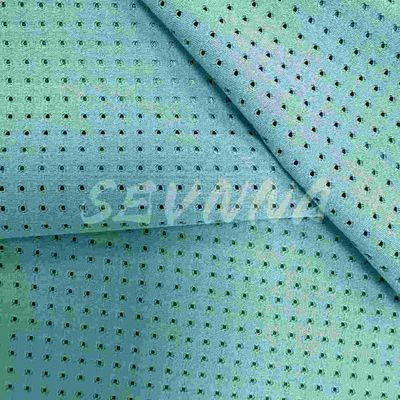 Nahtlos 80% recyceltes Nylon 20% Spandex Sport BH Stoff Stretch Solid / digital gedruckte Textilien