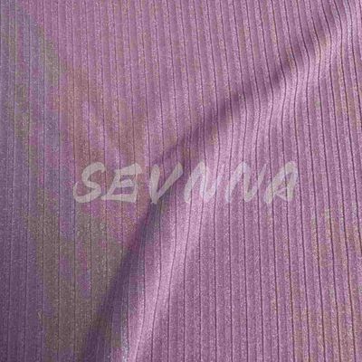Kühle Berührung Leichtgewicht Recycling Nylon Stoff Kreisförmig gestrickter Streifen 73% Recycling Nylon