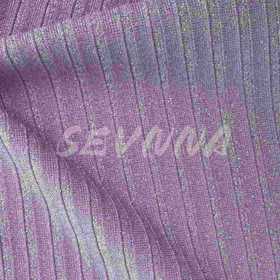 Kühle Berührung Leichtgewicht Recycling Nylon Stoff Kreisförmig gestrickter Streifen 73% Recycling Nylon