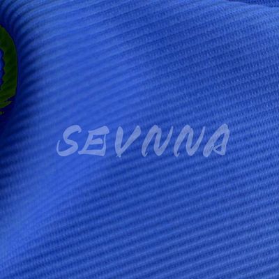 Blauer Polyester-Spandex-Gewebe für Bekleidungshersteller