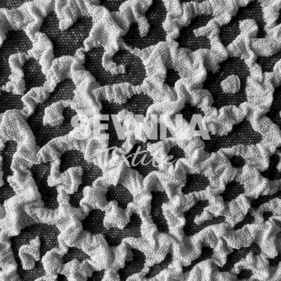 Massivstreifen aus recyceltem Nylon Stoff nachhaltig gestreckt Atmung