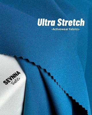 SPF50 Recycling-Lycra-Gewebe 68%Nilit Softex Nylon FD 32%Lycra-Material für umweltfreundliche Fitnessbekleidung