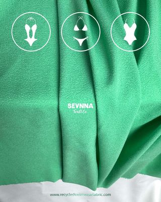 85% recyceltes Nylon 15% Spandex Material Details Doppelstrickgewebe 165cm Breite