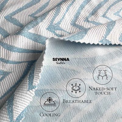 Hochdichte Doppelstrickgewebe 86% recyceltes Polyester 14% Spandex