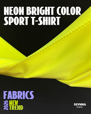 Gelb 152 cm Breite Polyester Spandex mit hoher Elastizität