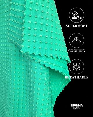 Umweltschonendes Upcycled Nylon Materialgehalt 88%Recycled Nylon 12%Spandex-Konstruktionsstreifen für nachhaltige Aktivkleidung