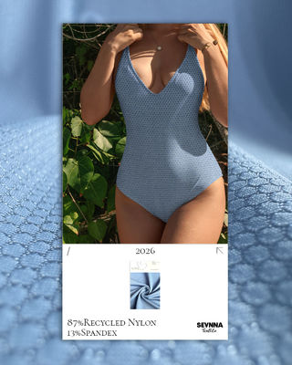 Umweltfreundliches nachhaltig recyceltes Nylonmaterial für dehnbare und anpassbare Produkte
