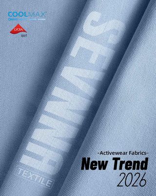 Recyceltes Lycra-Textil mit Aufdruck