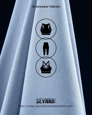 Recyceltes Lycra-Textil mit Aufdruck
