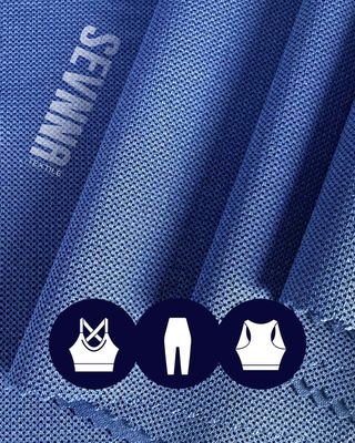 230 gm Polyester Spandex Stoff Farbfestheit 2-5 Grad für Leistungskleidung