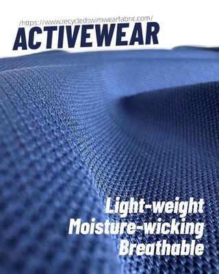 230 gm Polyester Spandex Stoff Farbfestheit 2-5 Grad für Leistungskleidung