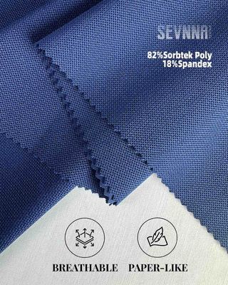 230 gm Polyester Spandex Stoff Farbfestheit 2-5 Grad für Leistungskleidung