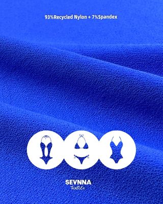 270 gm Doppelstrickstoff 93% recyceltes Nylon 7% Spandex für nachhaltige und komfortable Kleidung