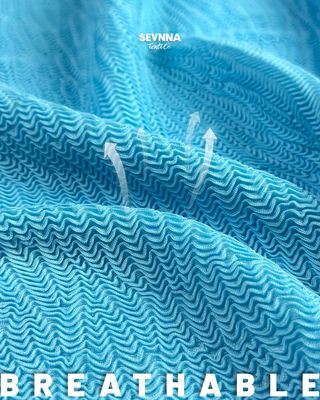 270 g/m² recyceltes Polyester-Doppelstrickgewebe mit Elasthan