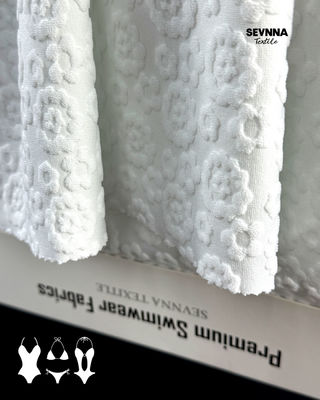 Strukturiertes Schwimmgewebe 95 % recyceltes Polyester Hohe Chlorbeständigkeit