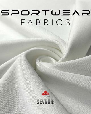 Leichtes, dehnbares Lycra-Gewebe aus 85 % recyceltem Polyester