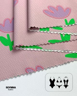 180gsm schweres Doppelstrickgewebe für Sommer- und Herbstbekleidung mit umweltfreundlichem 87% recyceltem Nylon