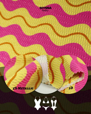 Umweltschonendes, recyceltes Badebekleidungsgewebe mit 78% recyceltem Nylon, 5% Metallsilber und 17% Spandex