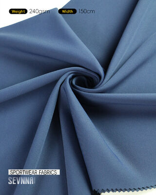 Dauerhafte Sport-BH-Stoffe mit einer Breite von 150 cm und einem Gewicht von 240 g für Hochleistungs-Aktivkleidung