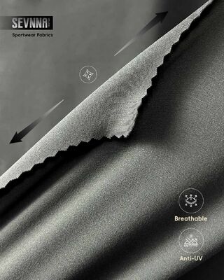 Laufstoffe, die für eine überlegene Dehnbarkeit und Feuchtigkeitskontrolle geeignet sind, geeignet für Sport- und Sportbekleidung