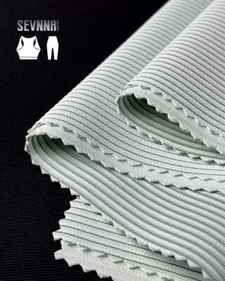 Atmungsaktives, feuchtigkeitsableitendes Yogabekleidungs-Gewebe mit Dehnung, Anti-Geruchs-Funktion und Rundstrick für Activewear