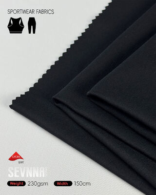 Gute Atmungsaktivität, dehnbares Lycra-Gewebe mit Feuchtigkeitstransport und hoher Elastizität für Activewear und Yogahosen