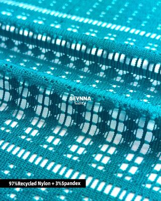 160gm Jacquard-Style Doppelstrickgewebe mit recyceltem Nylon für langlebige und komfortable Kleidung