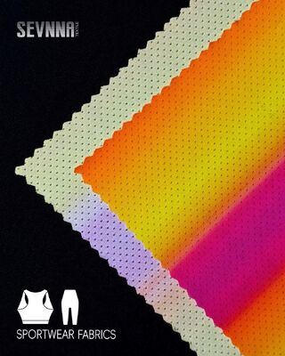 180Gsm Laufstoffe mit geruchsfreier Technologie und atmungsaktivem Mesh für Hochleistungs-Aktivkleidung