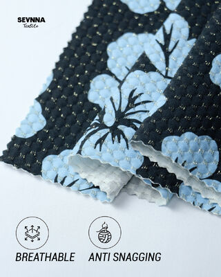 Bequemer Doppelstrick-Stoff, gestricktes Material, ideal für Modebekleidung, Freizeitkleidung und Polsterung, bietet Atmungsaktivität und Weichheit.