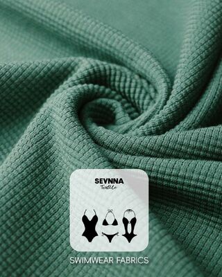 High Stretchiness Textured Swim Stoff mit 95% Bio-Baumwolle und 5% Spandex für hohe Farbfestigkeit