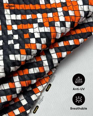 Hochfarbfest textiertes Schwimmgewebe mit UPF 50+ Sonnenschutz und 95% recyceltem Nylon