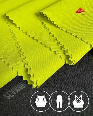 150 gm nahtloses, feuchtigkeitsfreudiges Sport-BH-Gewebe für Aktivkleidung und Fitnessstudio