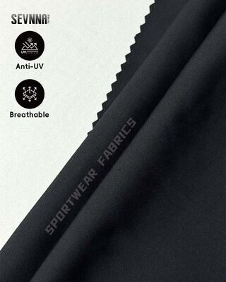 Hochleistungs-Radgewebe mit UV-Schutz und Gewicht von 190 gm aus 79% recyceltem Polyester + 21% Spandex