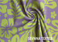 Verzerrung gestrickter aufbereiteter Badebekleidungs-Gewebe Poly-Elastane-Bildschirmausdruck-Blumen-Entwurf