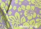 Verzerrung gestrickter aufbereiteter Badebekleidungs-Gewebe Poly-Elastane-Bildschirmausdruck-Blumen-Entwurf