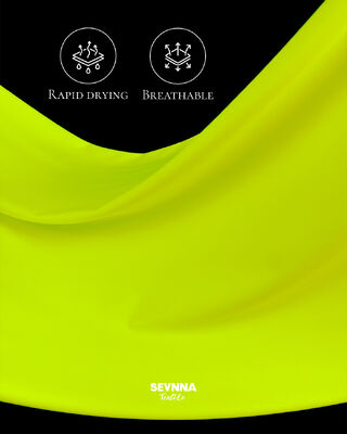 Hochleistungs-Laufstoffe mit UPF 50+ Sonnenschutz, 4-Wege-Stretch und Anti-Geruchs-Technologie für Sportbekleidung