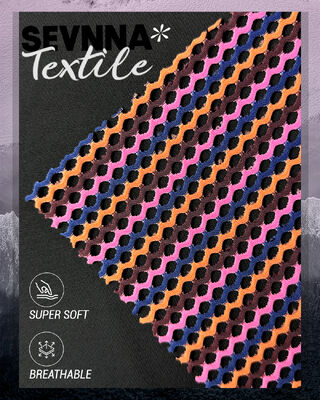 Knitterfestigkeitsbeständiger atmungsaktiver recycelter Polyesterstoff maschinenwaschbar für Mode und Heimgebrauch